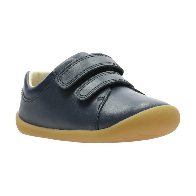 Clarks Roamer Craft Toddler Navy Leather 26142286 Boys Shoes