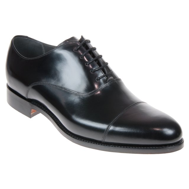 Barker Winsford Black Polish 394517 - Formal Shoes - Humphries Shoes
