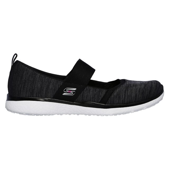 Skechers Microburst Tender Soul Black White 23575 BKW Everyday Shoes Humphries Shoes