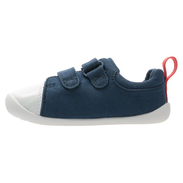 Clarks Roamer Craft Toddler Navy Canvas 26142285 - Walkers - Humphries