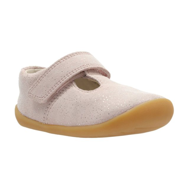 Clarks Roamer Go Pink Suede 26141246 Pre Walkers Humphries Shoes