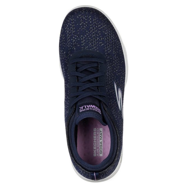 Skechers GOwalk Evolution Ultra - Mirable Navy / White 15736 - Womens Trainers - Humphries Shoes