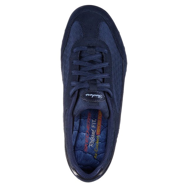 Skechers Fit; Breathe Easy - Simply Sincere Navy 23031 NVY - Womens Trainers - Humphries Shoes