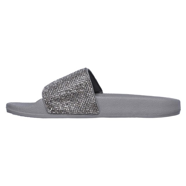 Skechers Pop Ups Stone Age Pewter 32369 PEW Mule Sandals Humphries Shoes