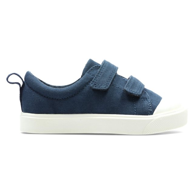 Clarks City Flare Lo Toddler Navy 
