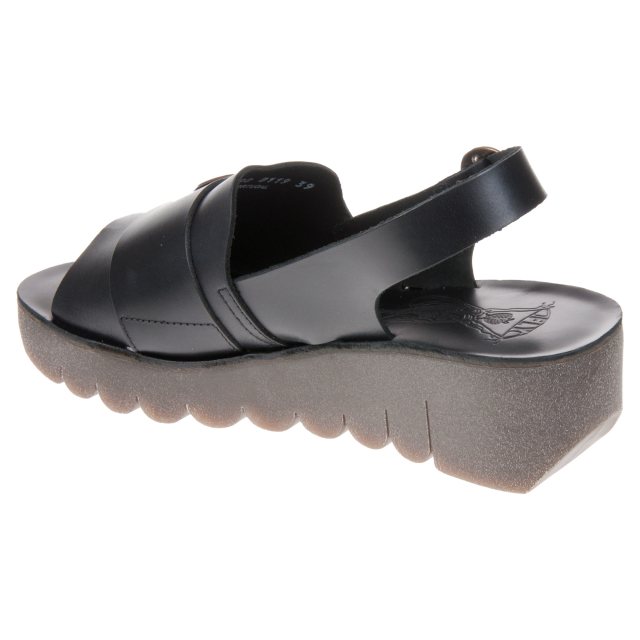 Fly London Yidi Black P144190000 Full Sandals Humphries Shoes