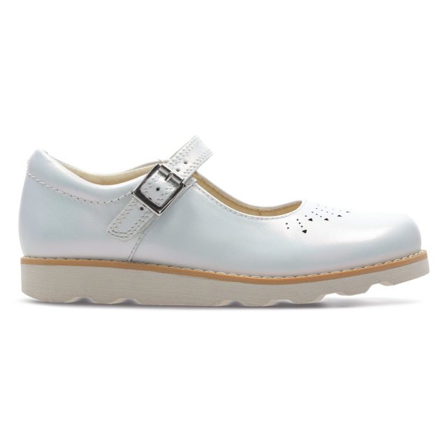 clarks crown jump white