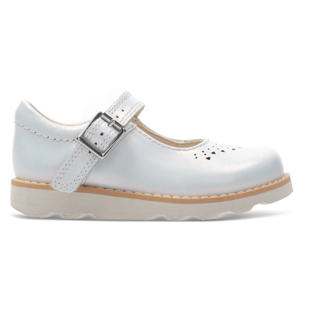 clarks crown jump white