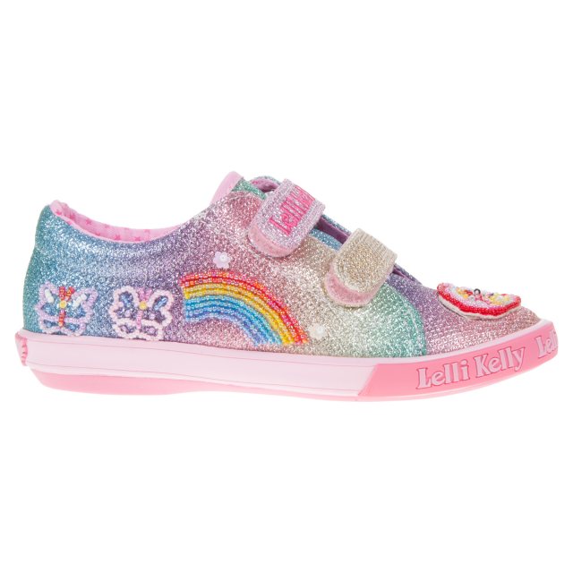 Lelli Kelly Rainbow Sparkle Velcro