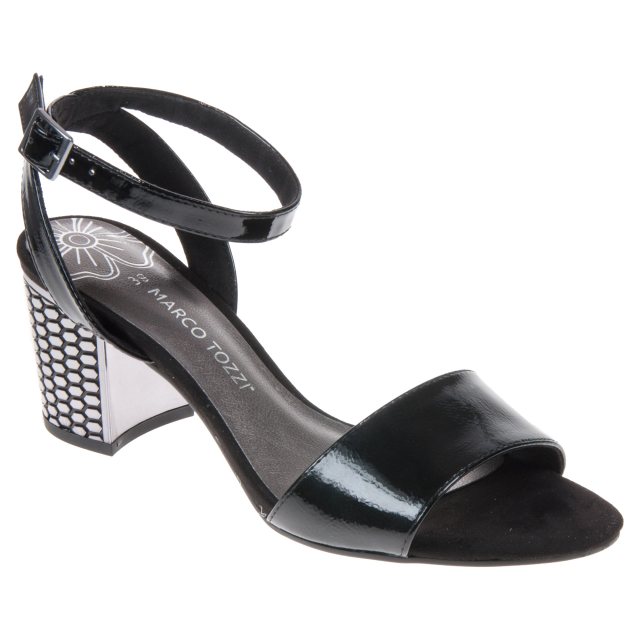 marco tozzi black sandals