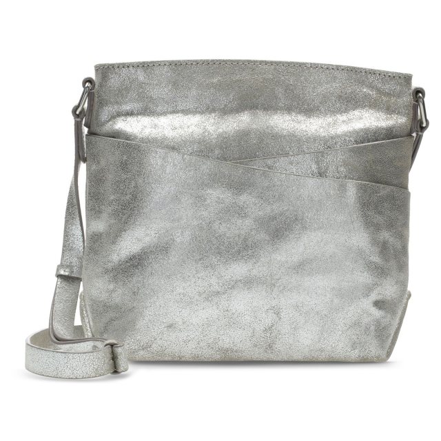 Clarks Charm Silver Leather 26141360 - Cross Body -