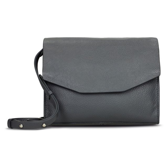 Clarks Treen Island Dark Grey Leather 26134711 Cross Body Bags