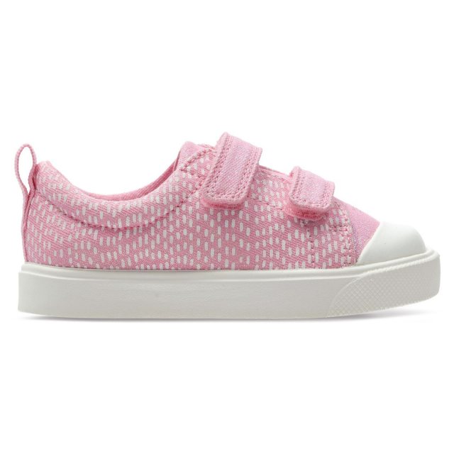 Clarks City Flare Lo Toddler Pink 