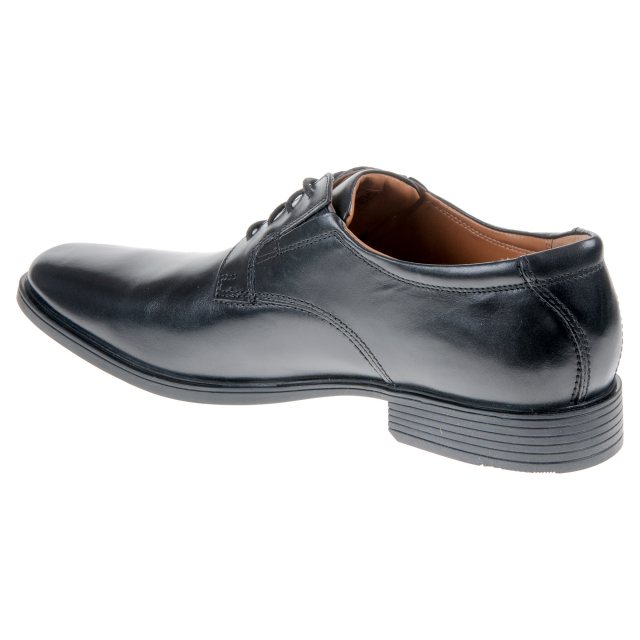 clarks tilden plain black