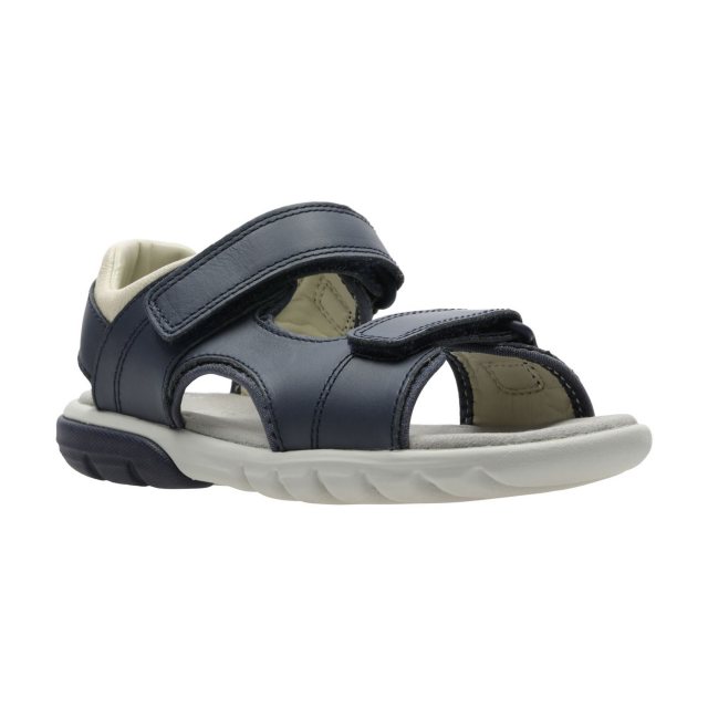 clarks sandals kids grey