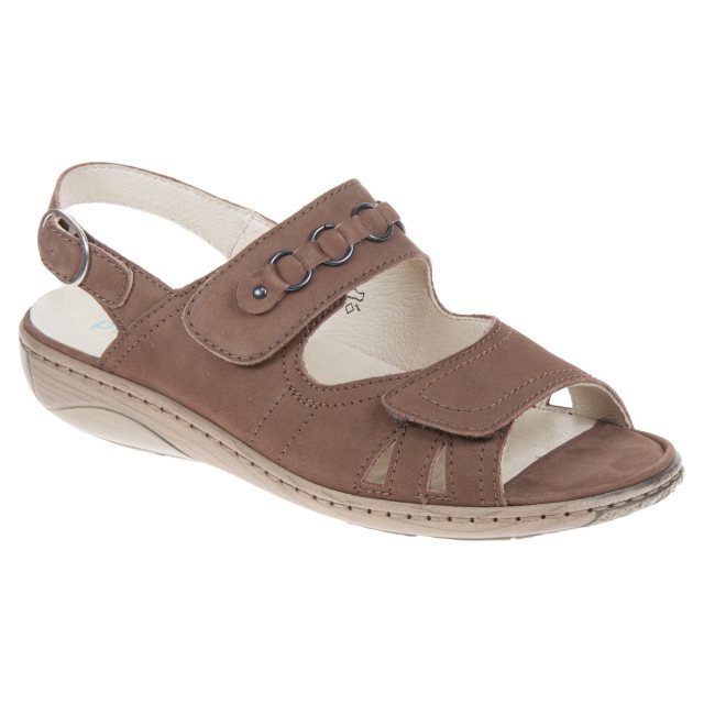 Waldlaufer Garda Brown 210004 191 046 - Full Sandals - Humphries Shoes