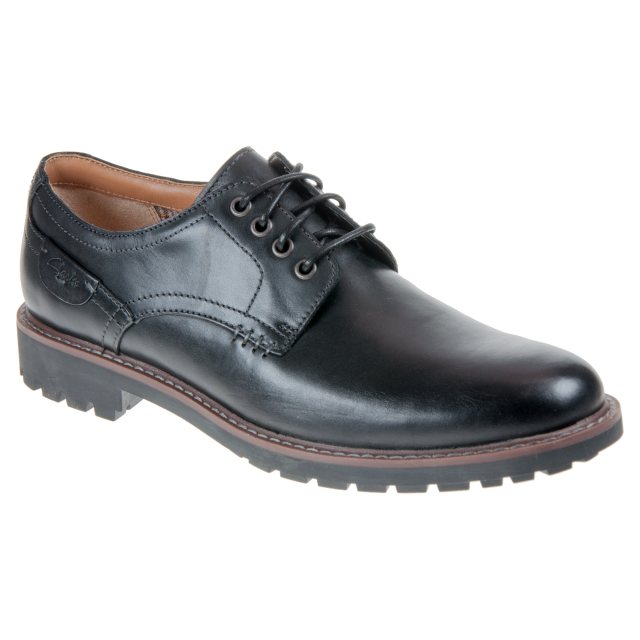 principalmente Azotado por el viento Intensivo Clarks Montacute Hall Black 20351084 - Formal Shoes - Humphries Shoes