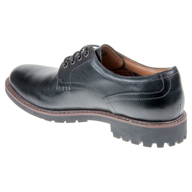 Clarks Montacute Black Formal Shoes - Humphries Shoes