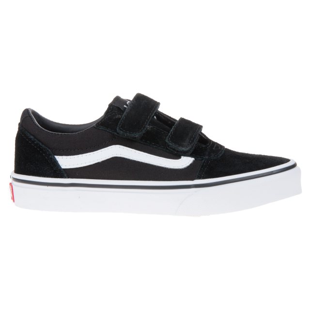 الدوس اتحاد حملة boys black velcro vans 