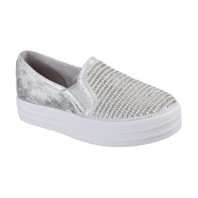 skechers shiny dancer pewter uk