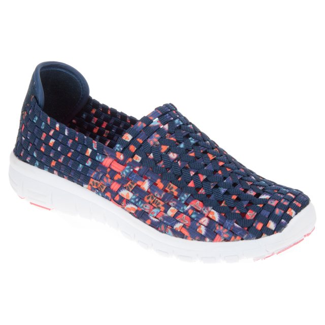 Heavenly Feet Cosmos Navy Multi - Everyday Shoes - Humphries Shoes