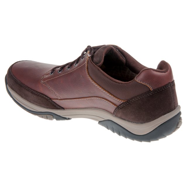 Clarks Baystone Go Gore-Tex Mahogany 26119357 - Casual Shoes - Humphries