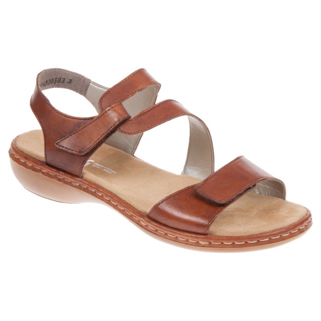 Rieker 7 Brown 659C7-24 - Sandals - Humphries