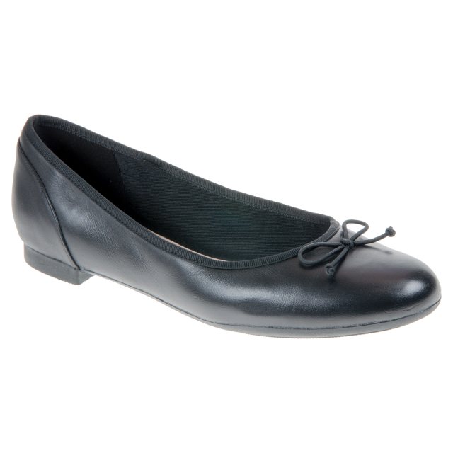 Clarks Couture Bloom Black Leather 