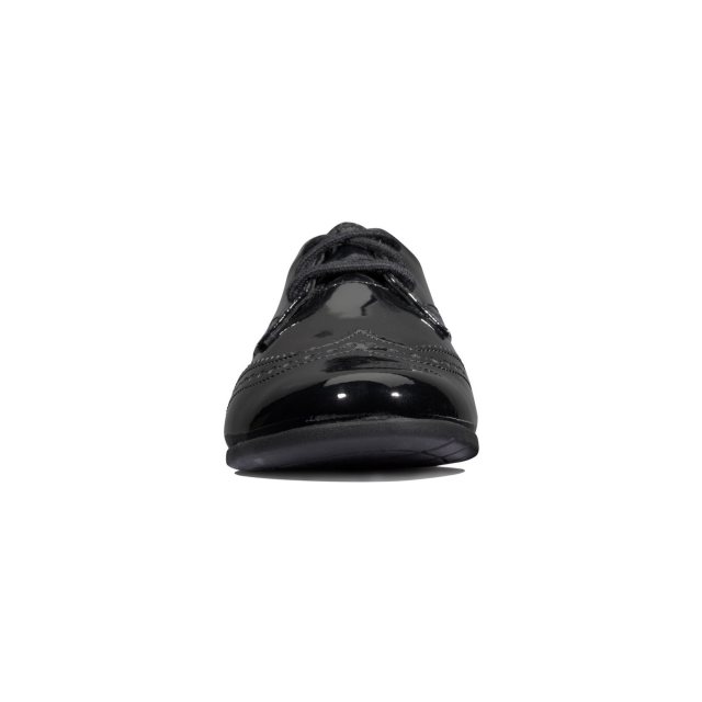 GIRLS CLARKS /'SCALA LACE/' LACE UP BROGUE FORMAL SCHOOL SHOE