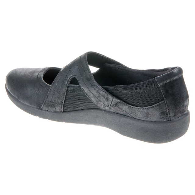 Clarks Sillian Bella Black 26121457 - Ballerina Shoes - Humphries Shoes