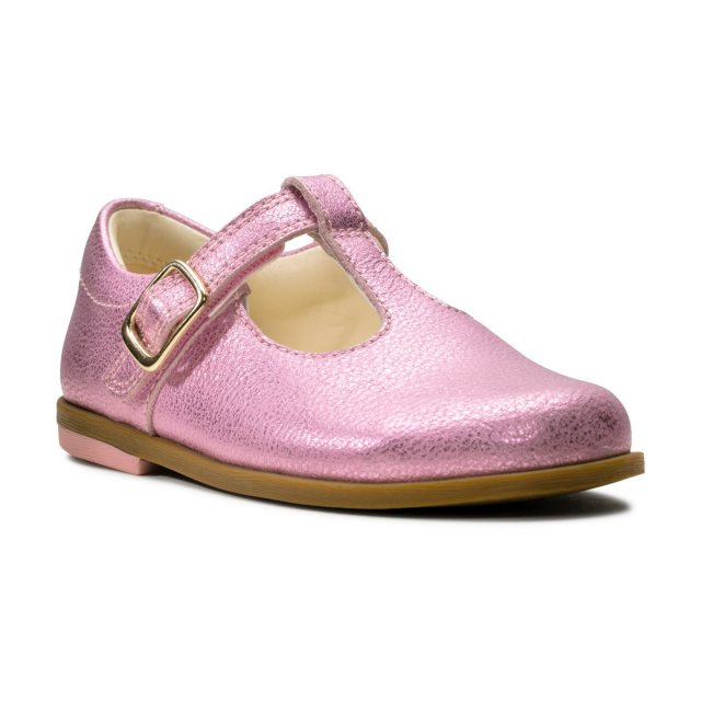 clarks drew shine pink