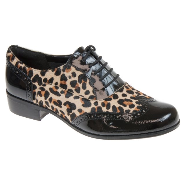 clarks hamble oak leopard print