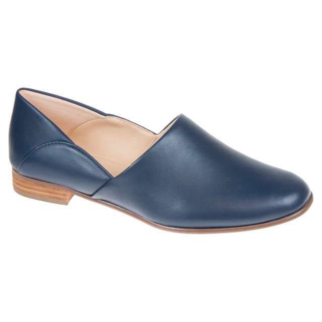 Clarks Pure Tone Navy Leather 26144748 