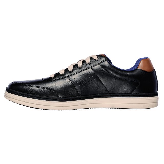 Skechers Heston Avano Black 65876 BLK Trainers Humphries Shoes