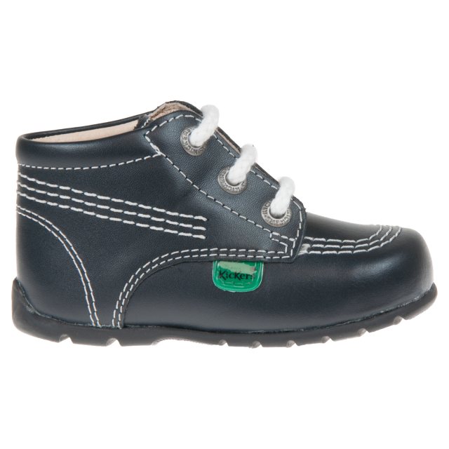 Kickers Kick Hi Infant Navy White KF0000423NX1 Boys Boots Humphries Shoes