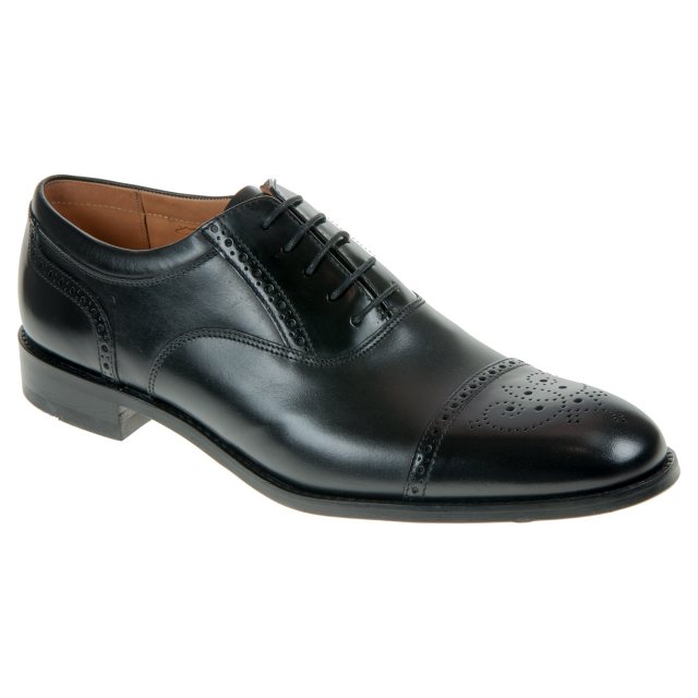 Loake Woodstock Black - Formal Shoes - Humphries Shoes
