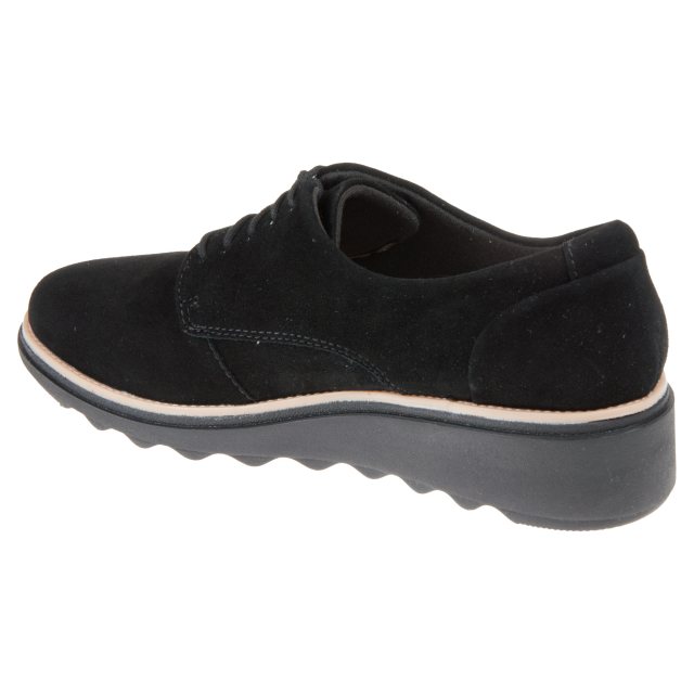 clarks sharon noel black nubuck