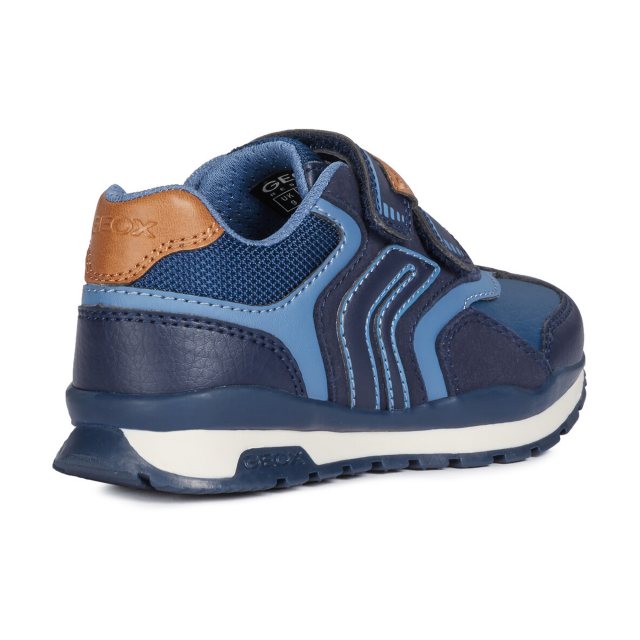 Implicaties Rijd weg Rusland Geox JR Pavel Navy J9415A 0AFFU C4002 - Boys Trainers - Humphries Shoes