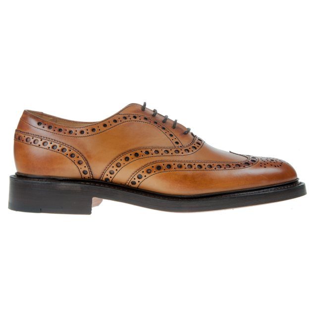 Barker Westfield Cedar Burnished Calf 3128 26 F Formal Shoes Humphries Shoes