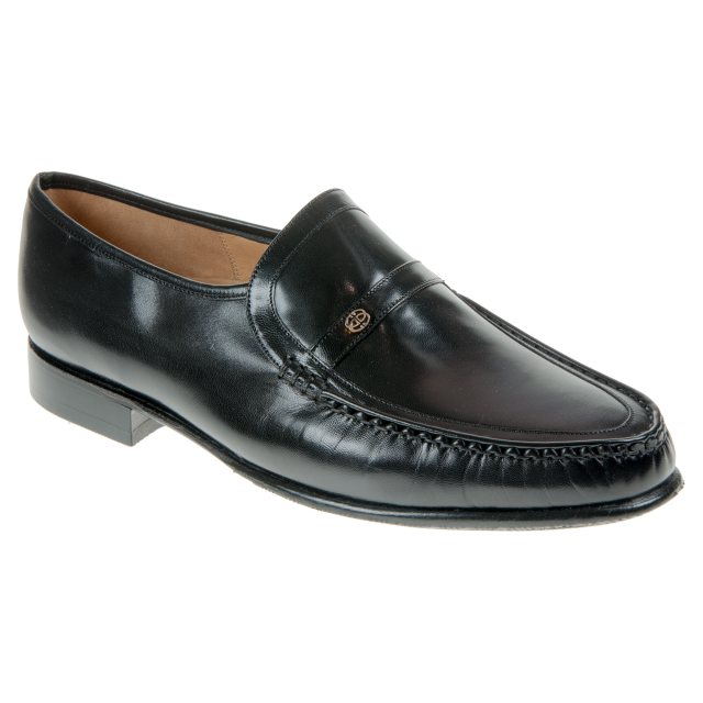 Barker Jefferson Black Kid 8492 17 G - Formal Shoes - Humphries Shoes