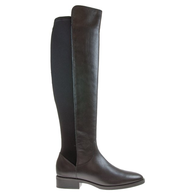 Clarks Pure Caddy Black Leather 26143536 - Over the Knee Boots ...