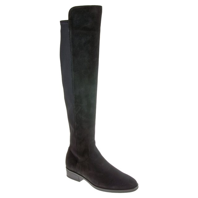 Clarks Pure Caddy Black Suede 26143540 - Over the Knee Boots ...