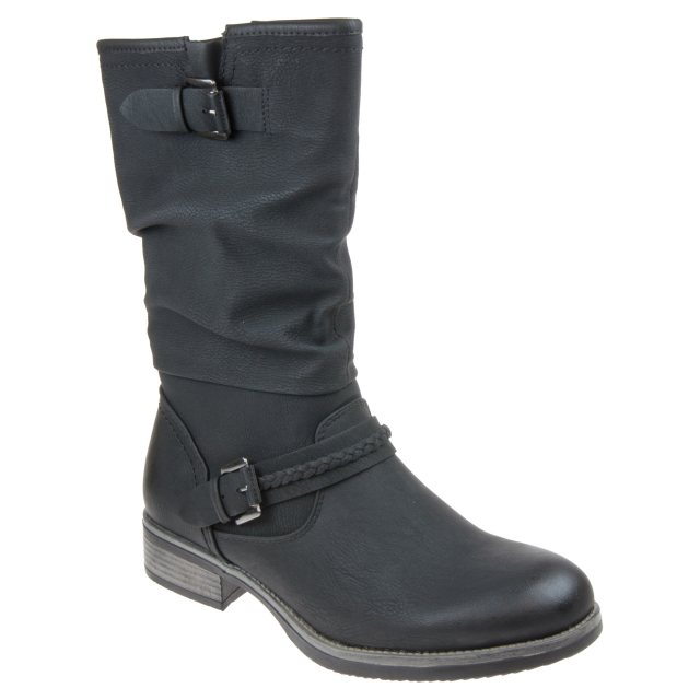 Rieker lace front mid calf boots cheap