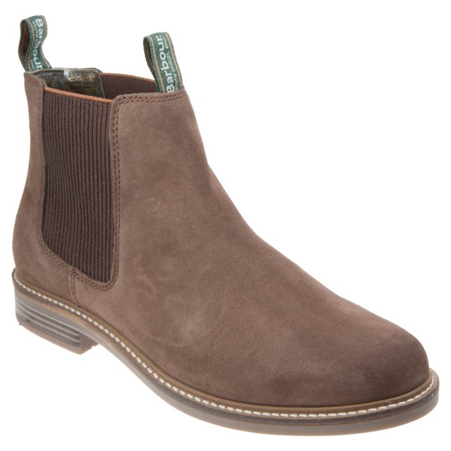 Barbour Farsley Caramel Suede MFO0244SN51 Formal Boots Humphries Shoes