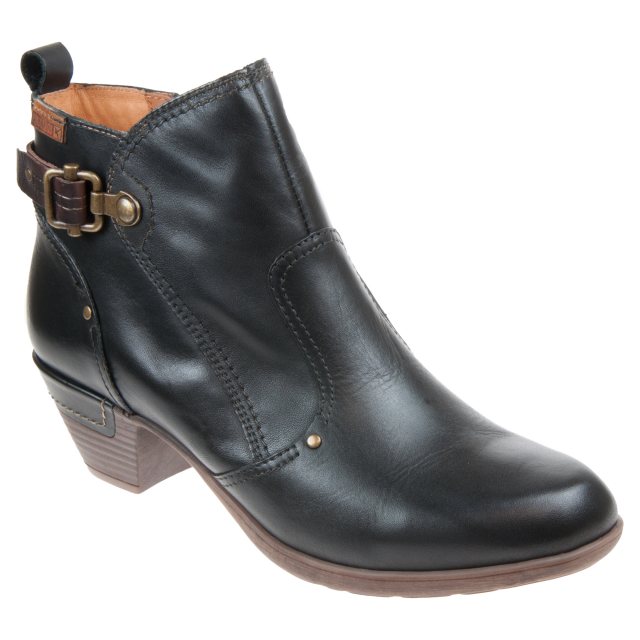 Pikolinos Rotterdam Black 8605C1 - Ankle Boots - Humphries Shoes