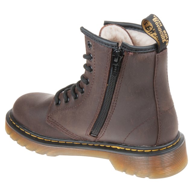 Dr. Martens 1460 Serena Junior Dark Brown 25151201 - Boys Boots - Humphries  Shoes