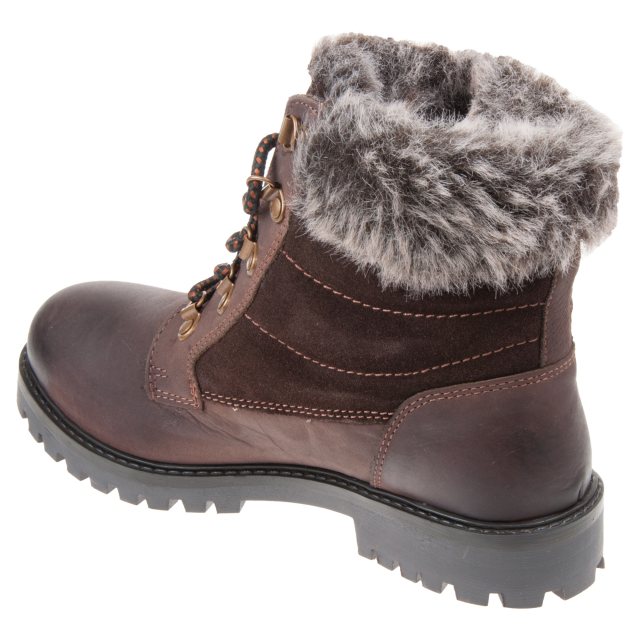 josie faux fur lace up boots