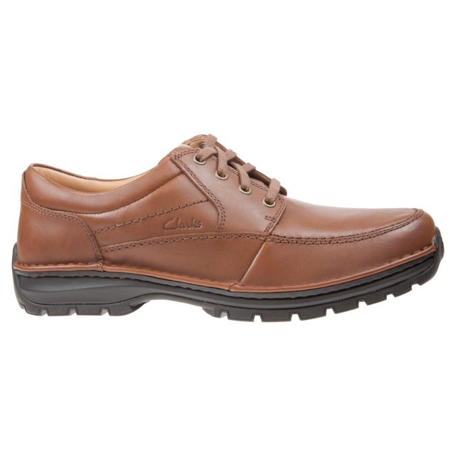Clarks Sidmouth Mile Brown Leather 20356567 - Casual Shoes - Humphries ...