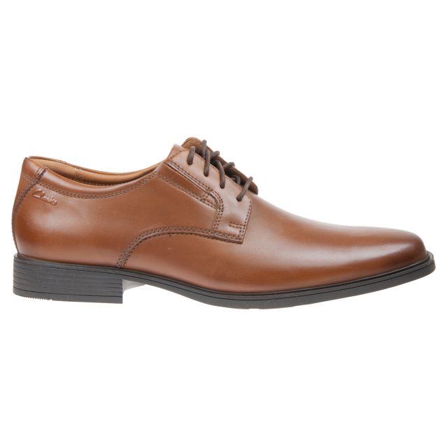 clarks tilden plain dark tan