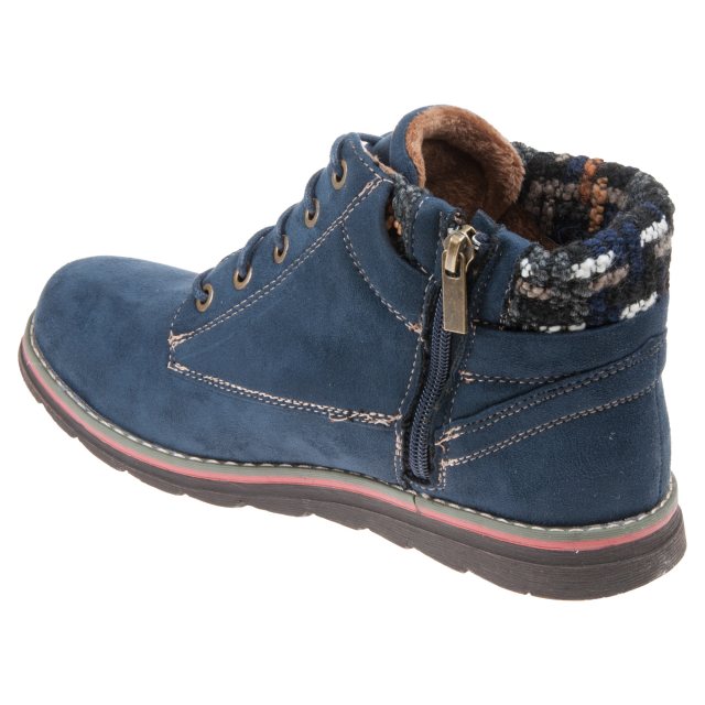 Lotus Sycamore Navy ULB093 Ankle Boots Humphries Shoes